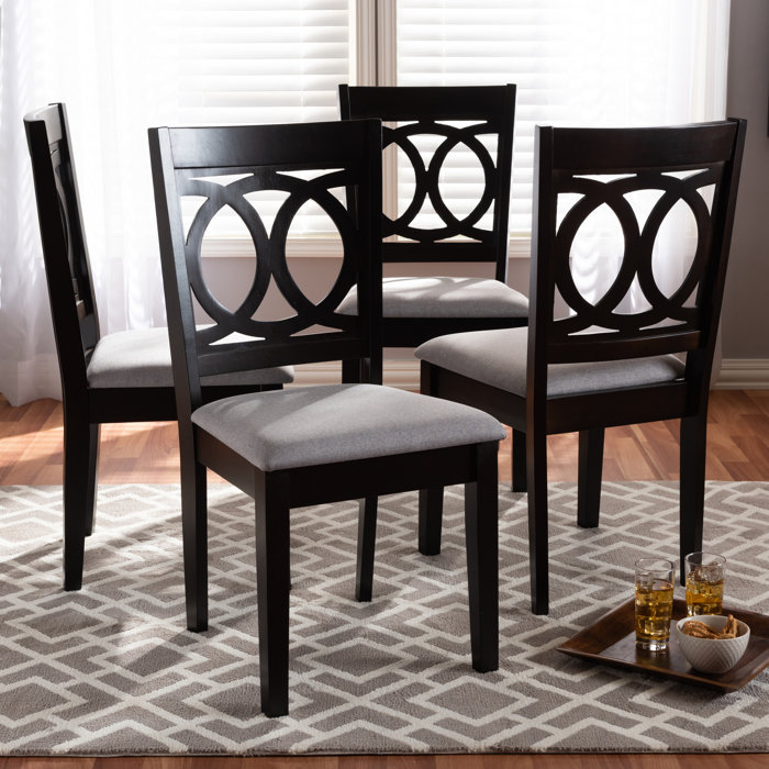 Canora Grey Bothell Linen Cross Back Side Chair & Reviews Wayfair